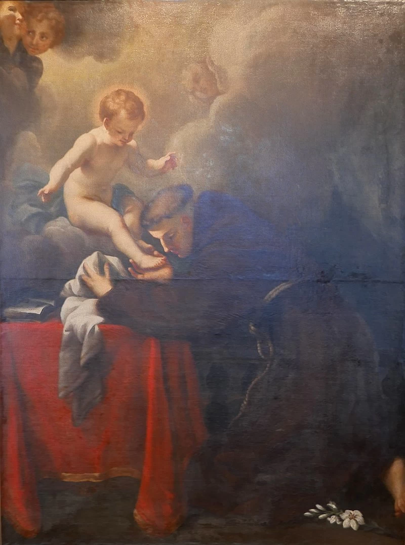 Sant'Antonio da Padva col Bambino - Villeneuve, lès, Avignon (Gard, Languedoc, France)
